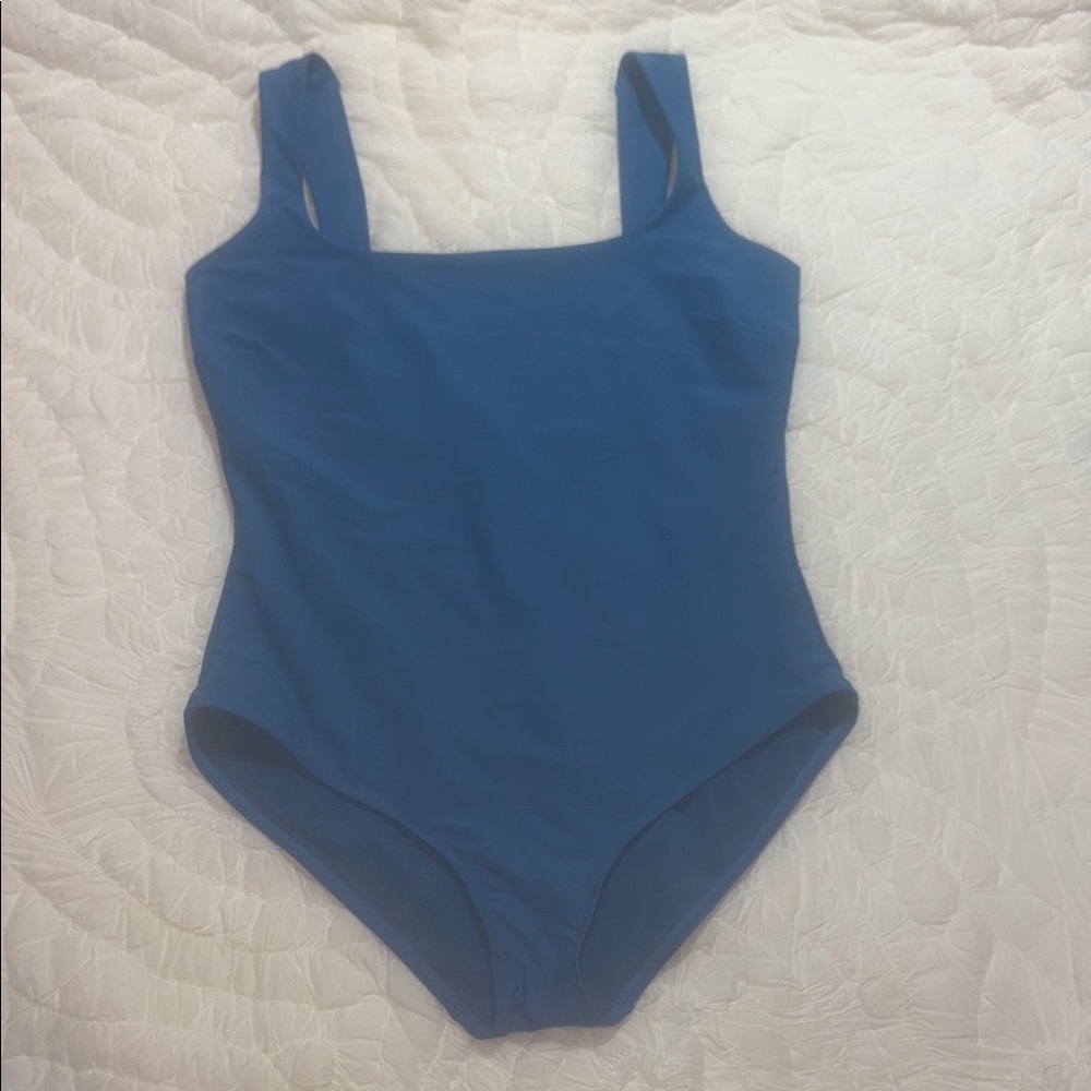 Blue One-Piece Swimsuit